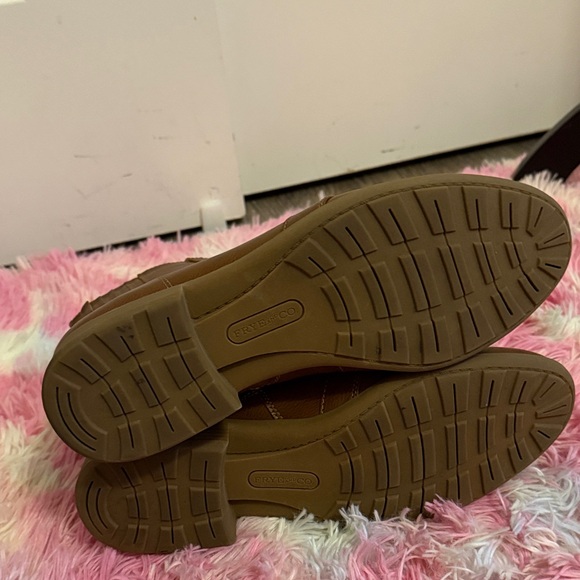 FRYE AND CO. Tan Lace-Up Ankle Boots - Picture 6 of 9